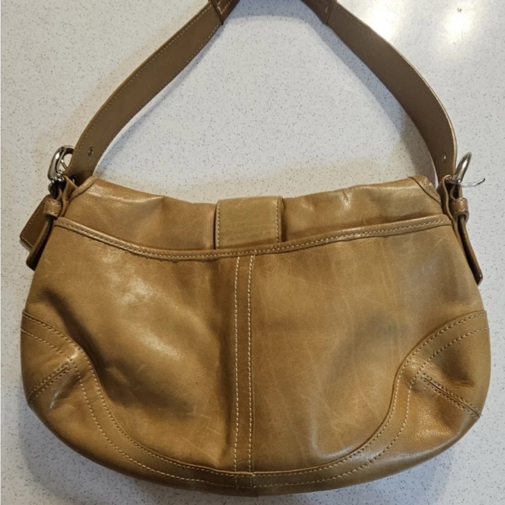 Coach Tan Leather Shoulder Soho Bag - Picture 9 of 9